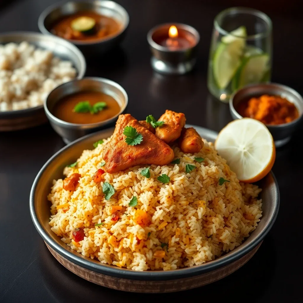 Andhra Chicken Biryani